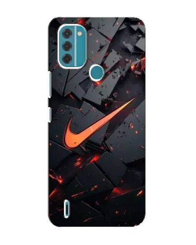 Чохол для Nokia C31 з картинкою «Nike — ефект розломів»