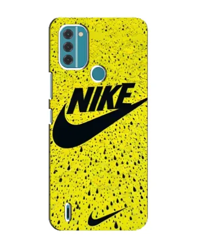 Чохол для Nokia C31 з картинкою «Жовтий текстурний Nike»