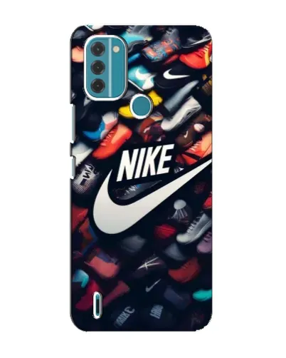 Чохол для Nokia C31 з картинкою «Колекція кросівок Nike»