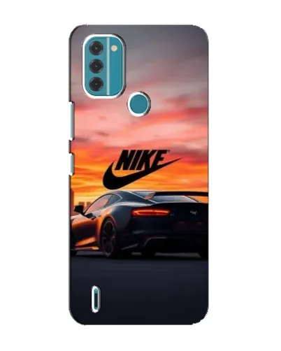 Чохол для Nokia C31 з картинкою «Nike та суперкар»