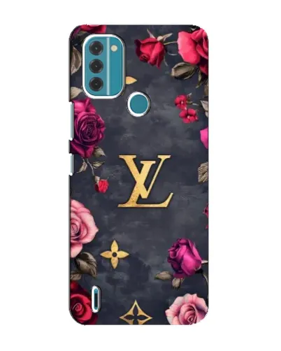 Чохол для Nokia C31 з картинкою «Квітковий Louis Vuitton»