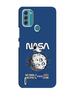 Чохол для Nokia C31 з картинкою «NASA — місячна місія»