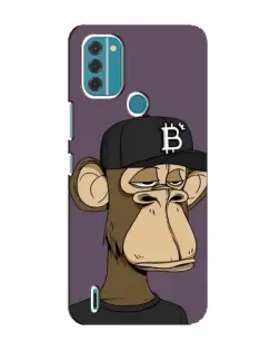 Чохол для Nokia C31 з картинкою «Bored Ape в кепці»