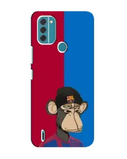 Чохол для Nokia C31 з картинкою «Bored Ape — фанат Барси»