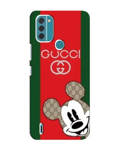 Чохол для Nokia C31 з картинкою «Gucci — смуги та Міккі»