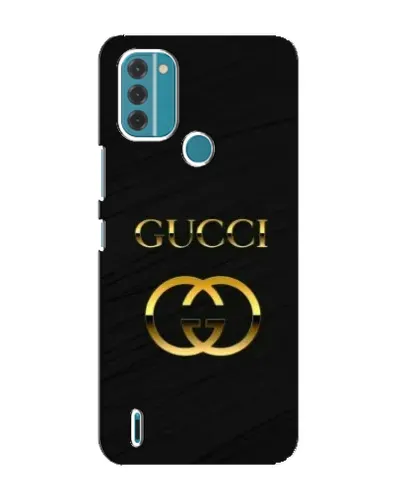 Чохол для Nokia C31 з картинкою «Золотий логотип Gucci»