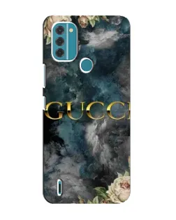 Чохол для Nokia C31 з картинкою «Абстрактні квіти Gucci»