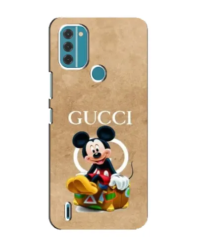 Чохол для Nokia C31 з картинкою «Міккі Маус Gucci — крафт»