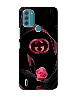 Чохол для Nokia C31 з картинкою «Gucci — неонова троянда»