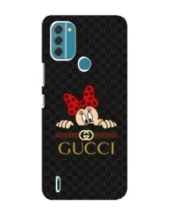 Чохол для Nokia C31 з картинкою «Мінні Маус Gucci — чорний»