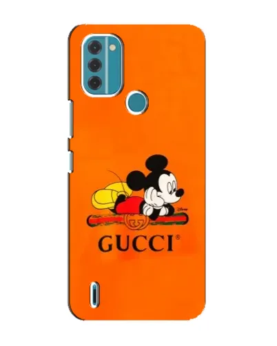 Чохол для Nokia C31 з картинкою «Міккі Маус Gucci — помаранч» Чохол для Nokia C31 з картинкою «Міккі Маус Gucci — помаранч»