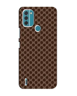 Чехол для Nokia C31 с картинкой «Gucci — шоколадная сетка»