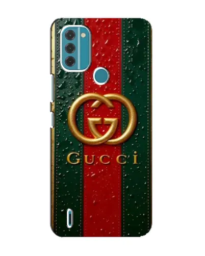 Чохол для Nokia C31 з картинкою «Gucci — фірмова смуга та золото» Чохол для Nokia C31 з картинкою «Gucci — фірмова смуга та золото»