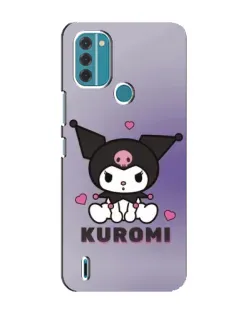 Чехол для Nokia C31 с картинкой «Kuromi — фиолетовый арт»