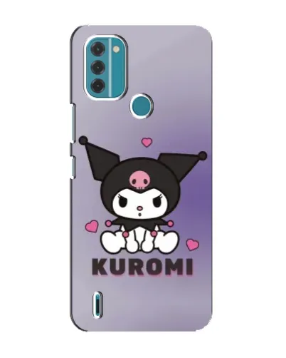 Чехол для Nokia C31 с картинкой «Kuromi — фиолетовый арт»
