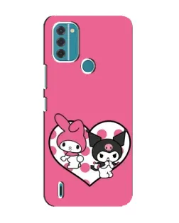 Чехол для Nokia C31 с картинкой «Kuromi и My Melody»