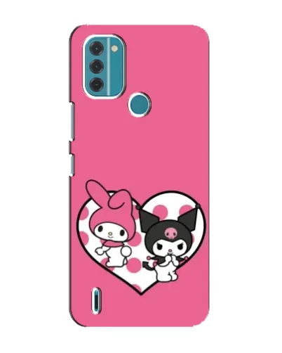 Чехол для Nokia C31 с картинкой «Kuromi и My Melody»