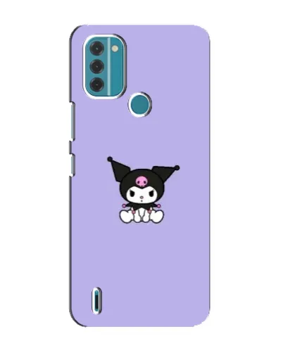 Чехол для Nokia C31 с картинкой «Kuromi — фиолетовый минимализм»