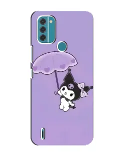 Чехол для Nokia C31 с картинкой «Kuromi с зонтиком»