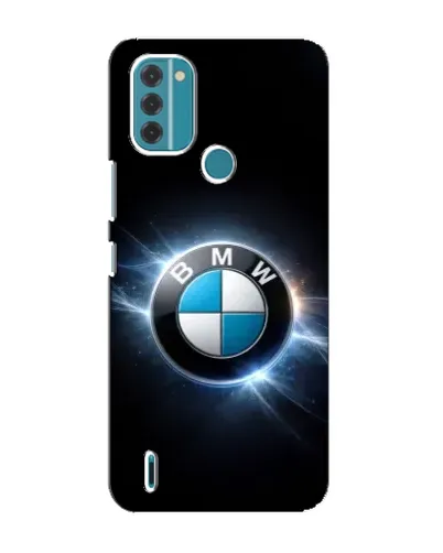 Чохол для Nokia C31 з картинкою «BMW — неонове сяйво»