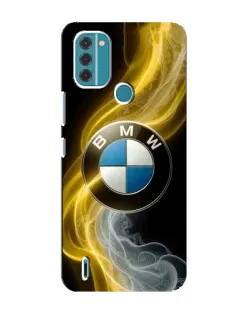 Чохол для Nokia C31 з картинкою «Золотистий дим BMW»