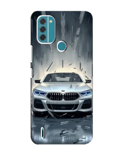 Чохол для Nokia C31 з картинкою «BMW у світлі фар»