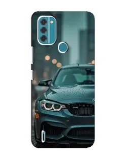 Чохол для Nokia C31 з картинкою «BMW у вогнях міста»