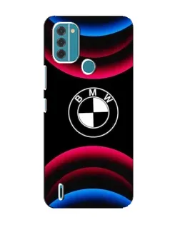 Чохол для Nokia C31 з картинкою «Логотип BMW та неонові дуги»