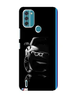 Чохол для Nokia C31 з картинкою «Силует BMW в темряві»