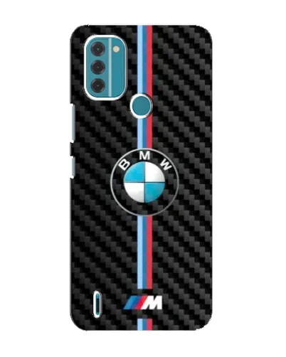 Чохол для Nokia C31 з картинкою «Емблема BMW та карбон»