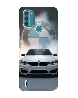 Чехол для Nokia C31 с картинкой «BMW в белом дыму»