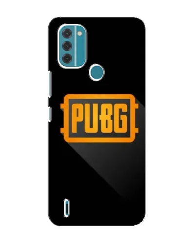 Чохол для Nokia C31 з картинкою «PUBG — рамка лого»