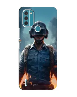 Чохол для Nokia C31 з картинкою «PUBG — реалістичний герой»