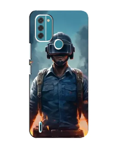 Чохол для Nokia C31 з картинкою «PUBG — реалістичний герой»