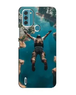 Чохол для Nokia C31 з картинкою «PUBG — вільне падіння»