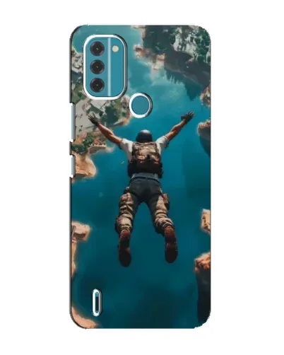 Чохол для Nokia C31 з картинкою «PUBG — вільне падіння»