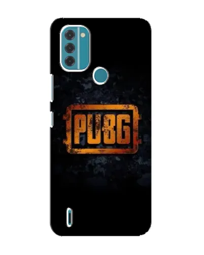Чохол для Nokia C31 з картинкою «PUBG — золотий логотип»