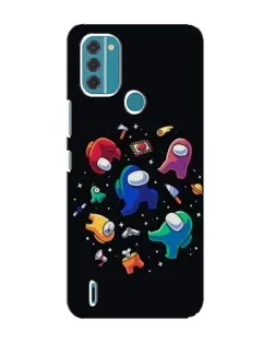 Чехол для Nokia C31 с картинкой «Among Us космос»