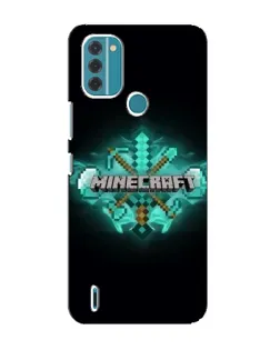 Чохол для Nokia C31 з картинкою «Minecraft Diamond лого»