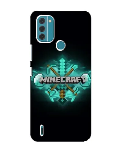 Чохол для Nokia C31 з картинкою «Minecraft Diamond лого»