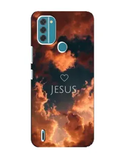 Чехол для Nokia C31 с картинкой «Сияние Имени Jesus»