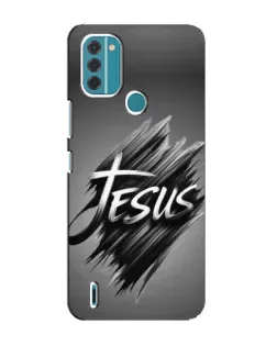 Чехол для Nokia C31 с картинкой «Надпись Jesus Graffiti»