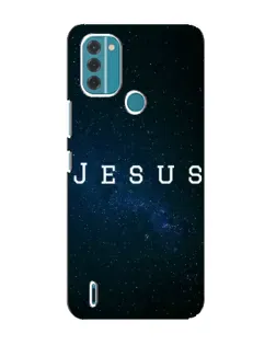 Чехол для Nokia C31 с картинкой «Звездное небо Jesus»