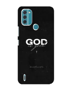 Чехол для Nokia C31 с картинкой «GOD — Бог над всем»