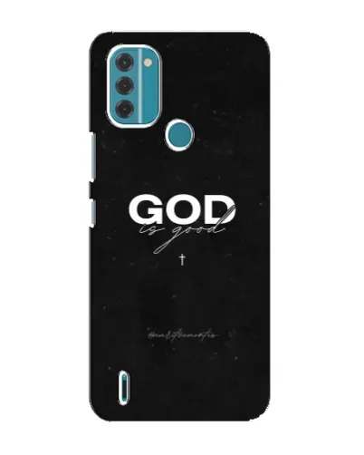 Чехол для Nokia C31 с картинкой «GOD — Бог над всем»