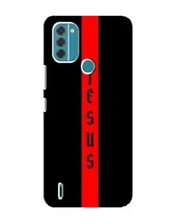Чехол для Nokia C31 с картинкой «Красная линия веры»