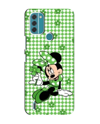 Чохол для Nokia C31 з картинкою «Mickey в клітинку»