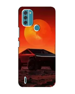 Чохол для Nokia C31 з картинкою «Cybertruck на Марсі»