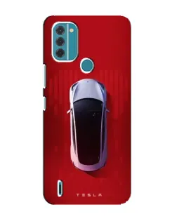 Чохол для Nokia C31 з картинкою «Tesla Top View»