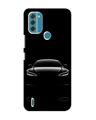 Чохол для Nokia C31 з картинкою «Силует Tesla Night»